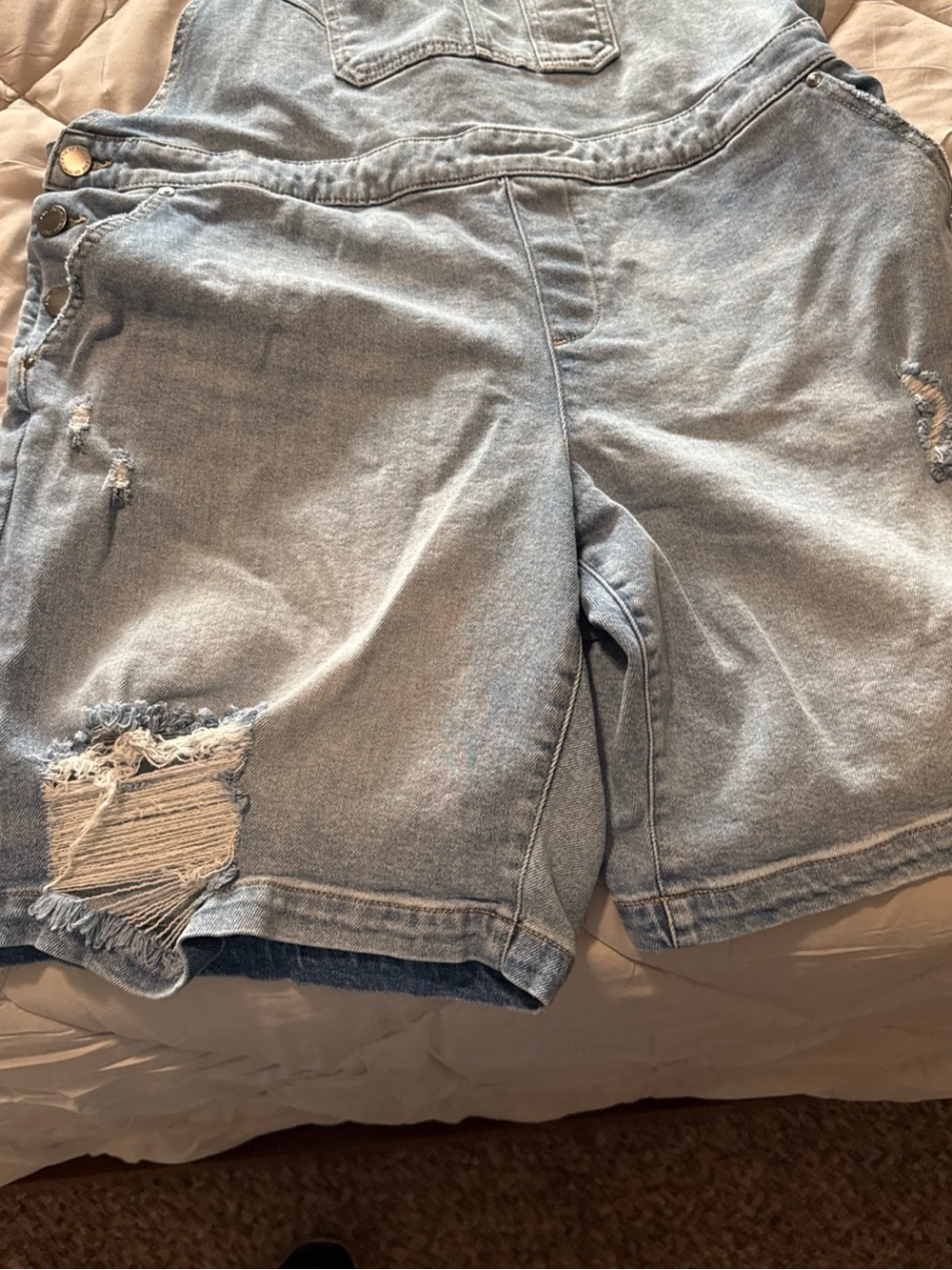 Lane Bryant Light Blue Denim Overalls - Picture 3 of 7
